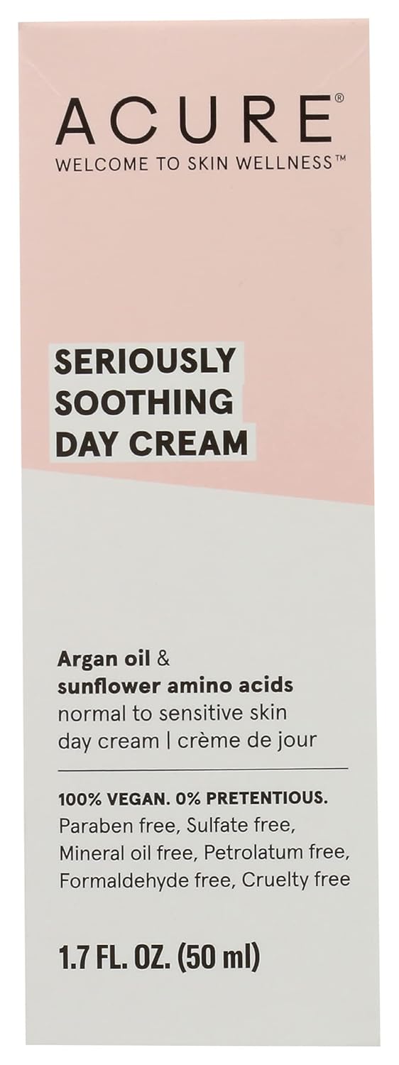 Acure Seriously Soothing Day Cream, Paraben Free, Vegan, 1.7 Fluid Ounce (Pack of 1)